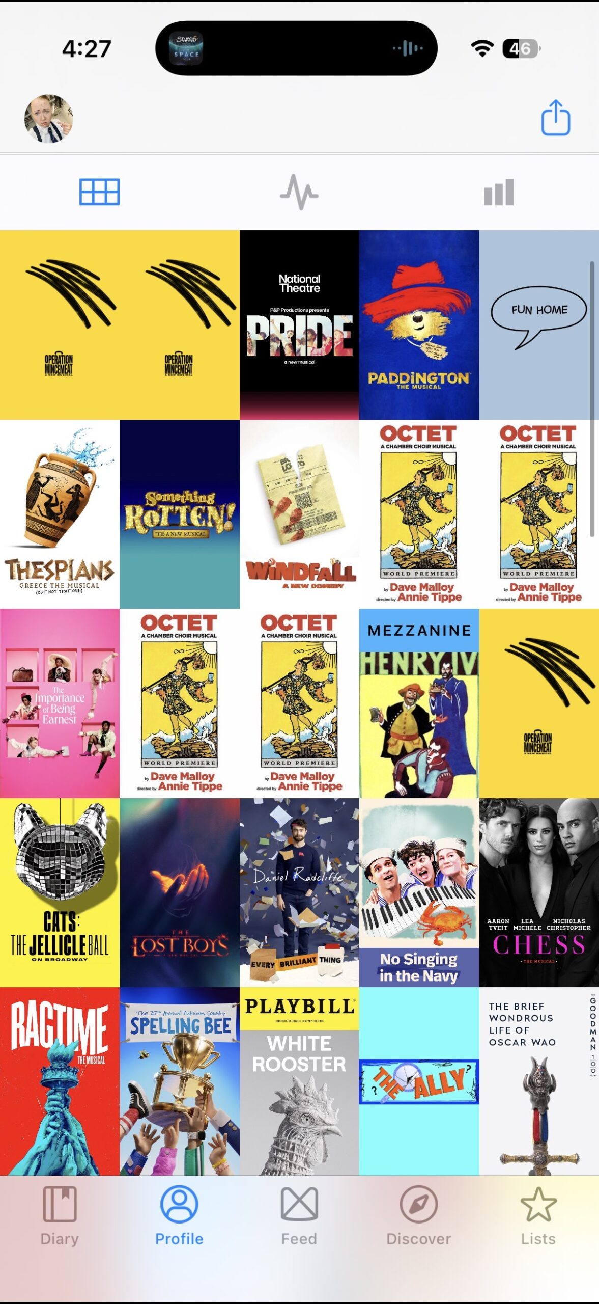 Screenshot of the Mezzanine App