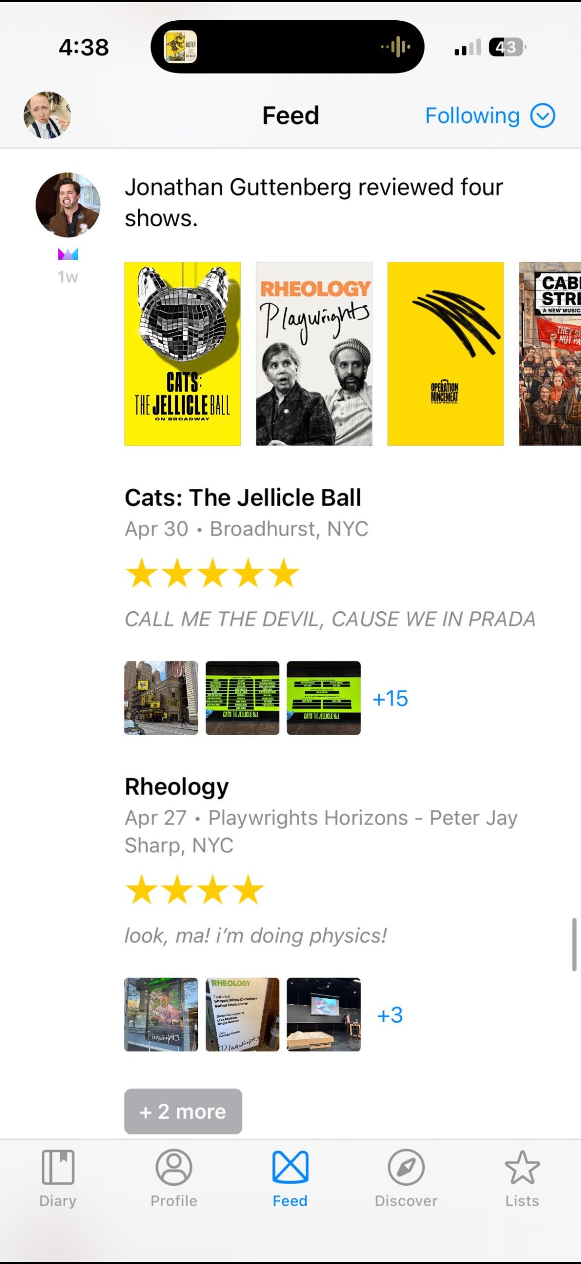 Screenshot of the Mezzanine App